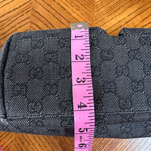 Gucci denim monogram GG handbag - Picture 9 of 10